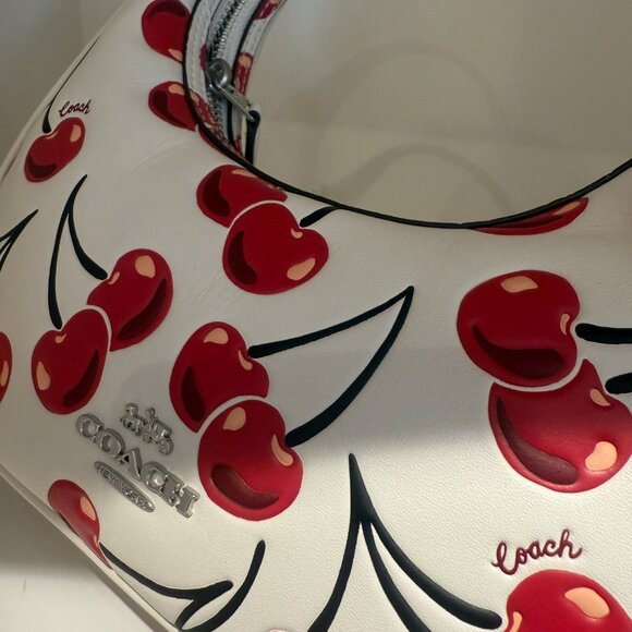 coach Carmen Mini Crossbody Bag With Cherry Print cy711 - Picture 6 of 8